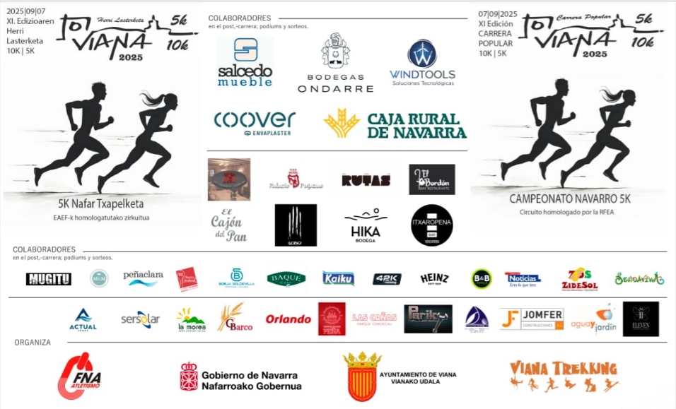 Cto Navarro 5K- Carrera Popular Ciudad de Viana.